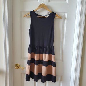 Black A-line bar 111 tank dress size S Petite